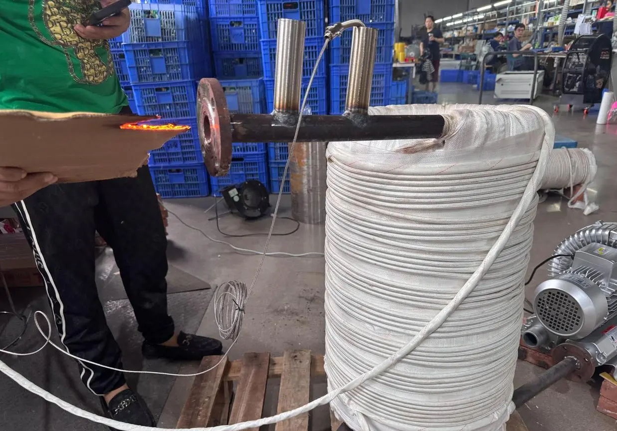 廢氣處理電磁感應加熱線圈